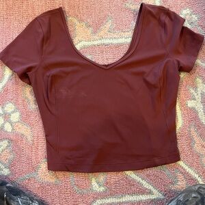 Lululemon Women's Burgundy Top